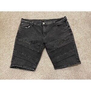 Rocawear Mens Size 44 Black Denim Jean Shorts